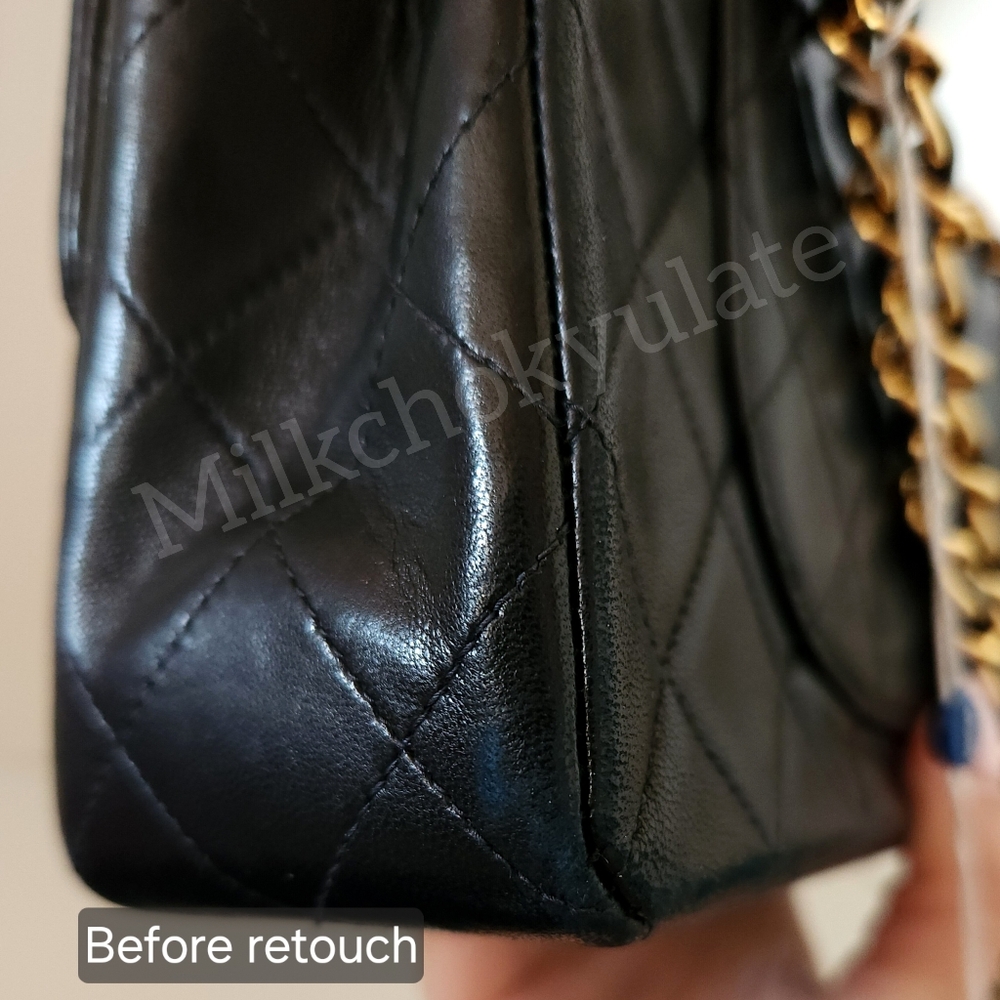 [SOLD] Chanel Vintage Timeless Classic Double Flap Small Shoulder Bag 24K GHW - Picture 16 of 17